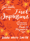 Cover image for First Impressions: A Contemporary Retelling of Pride and Prejudice